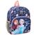 Sac à dos maternelle fille imprimé elsa et anna la reine des neiges Bleu marine/orange fluo 1 - vertbaudet enfant 