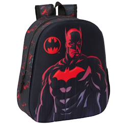 Sac à dos batman red 3d 33 cm maternelle  - vertbaudet enfant