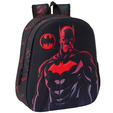 Sac à dos batman red 3d 33 cm maternelle Multicolore 1 - vertbaudet enfant 