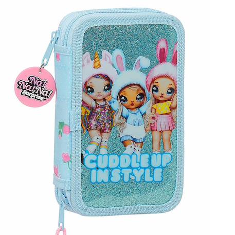 Garçon-Accessoires-Cartable, trousse-Trousse à fermeture zippée 2 compartiments 19 cm na! Na!