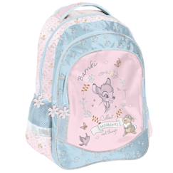 -Sac à dos scolaire fille bambi moments paillettes 42 cm - 2 compartiments
