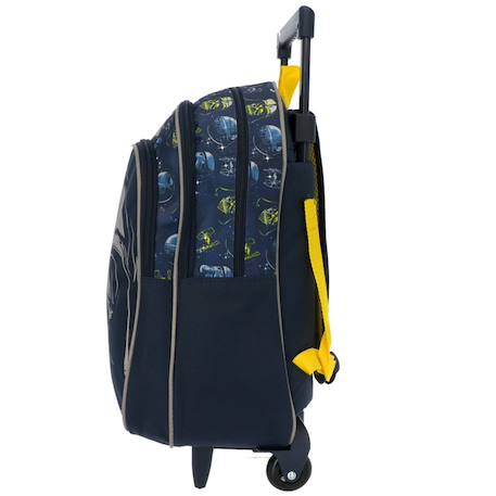 Sac à roulettes garçon star wars personnage dark vador 42 cm Noir / jaune 4 - vertbaudet enfant 