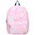 Sac à dos fille imprimé aquarelle en toile milky kiss Blanc / rose / clair / bleu 4 - vertbaudet enfant 