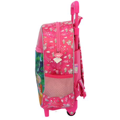 Sac à dos à roulettes maternelle - princesse fairies - fille Rose 2 - vertbaudet enfant 