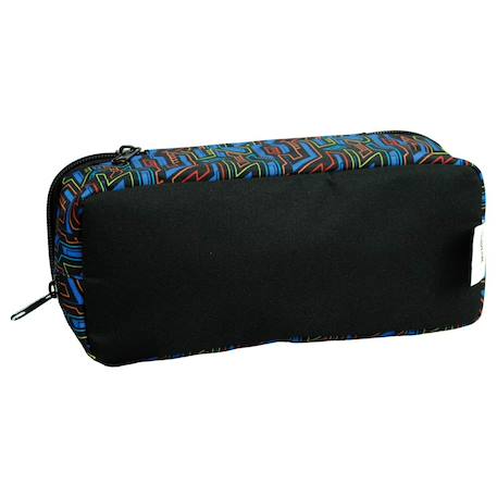 Trousse zippée hot wheels en tissu imprimé voiture de course gt-scorcher Noir / jaune / gris 2 - vertbaudet enfant 