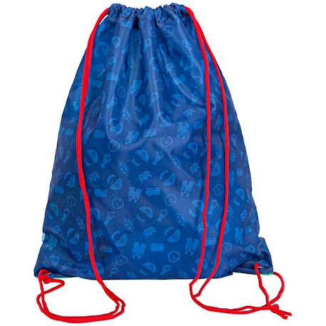 Sac de piscine à cordon super mario 42 cm clair 37 x 1 cm super mario Bleu 3 - vertbaudet enfant 