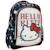 Sac à dos fille hello kitty avec nœud à sequins et 2 compartiments Bleu marine 1 - vertbaudet enfant 