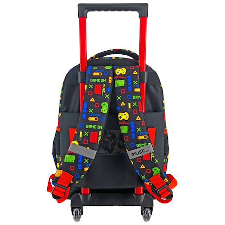 Sac à dos à roulettes gaming level 34 must 45 cm trolley Multicolore 2 - vertbaudet enfant 