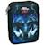 Trousse garçon double zippée loup de la nuit cmp en matériaux résistants Noir / bleu / ciel / blanc 1 - vertbaudet enfant 