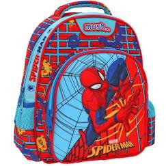Sac à dos préscolaire polyester motif brique spiderman  - vertbaudet enfant