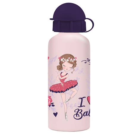 Lot de boîtes repas must team fille danseuse 2 pièces avec gourde 500 ml must team Blanc / rose / clair / gris 2 - vertbaudet enfant 