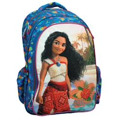 -Sac à dos scolaire fille imprimé tropical disney vaiana 43 cm
