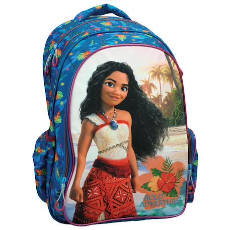 Fille-Sac à dos scolaire fille imprimé tropical disney vaiana 43 cm