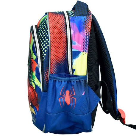 Sac à dos maternelle spider-man en tissu rembourré Bleu 2 - vertbaudet enfant 