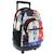 Sac à dos trolley ranking imprimé drapeau rétro 46 cm Noir / blanc / gris / rouge 1 - vertbaudet enfant 