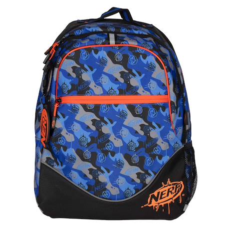 Sac à dos scolaire garçon nerf en polyester motif camouflage playground Multicolore 2 - vertbaudet enfant 