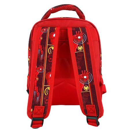 Sac à dos maternelle iron man avengers must – 31 cm – 4 led Noir / rouge 2 - vertbaudet enfant 