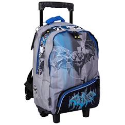 Sac à dos trolley batman en tissu imprimé 2 compartiments 41 cm  - vertbaudet enfant