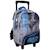 Sac à dos trolley garçon batman en tissu imprimé 2 compartiments 41 cm Gris / bleu / noir 1 - vertbaudet enfant 