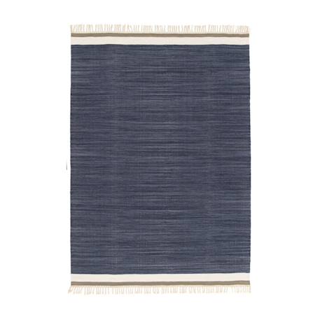 Tapis en laine et coton elegance Beige sable+Bleu naturel 6 - vertbaudet enfant 
