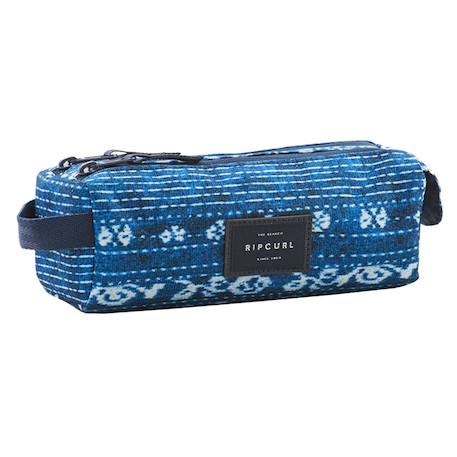 Trousse rectangulaire 2 compartiments rip curl surf - qualité premium Bleu 1 - vertbaudet enfant 