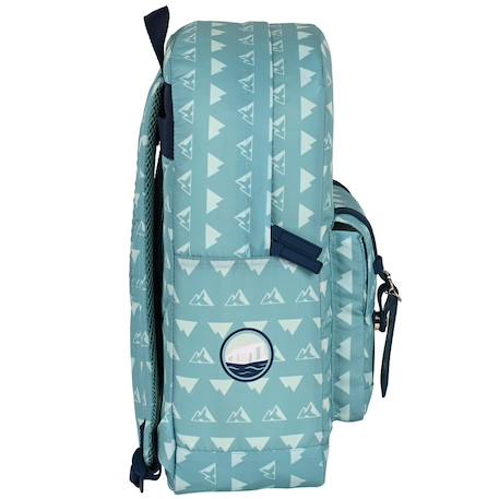 Sac à dos scolaire recyclé 14 l national geographic Bleu / vert / clair 2 - vertbaudet enfant 