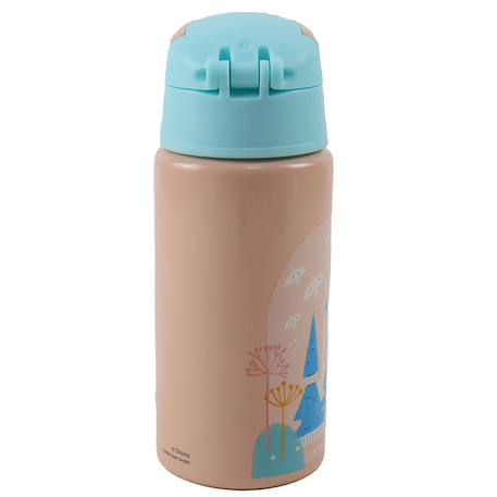 Gourde enfant aluminium à clapet la reine des neiges 50 cl - reine_des_neiges Blanc / marron 3 - vertbaudet enfant 