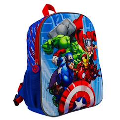 Sac à dos maternelle avengers en action 32 cm  - vertbaudet enfant