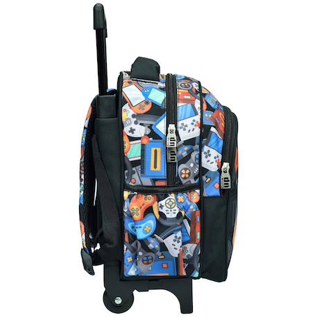 Sac à dos à roulettes game 30 cm trolley maternelle Multicolore 2 - vertbaudet enfant 