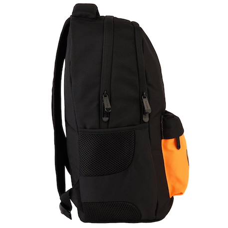 Sac à dos scolaire en polyester résistant beuniq nasa Noir / orange 3 - vertbaudet enfant 