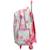 Sac à dos à roulettes fille - licence barbie - haut de gamme Multicolore 4 - vertbaudet enfant 