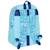 Sac à dos scolaire fille imprimé peanuts en textile snoopy Bleu / rose / clair 3 - vertbaudet enfant 