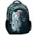 Sac à dos enfant garçon imprimé tigre en tissu résistant Noir / gris / blanc 1 - vertbaudet enfant 