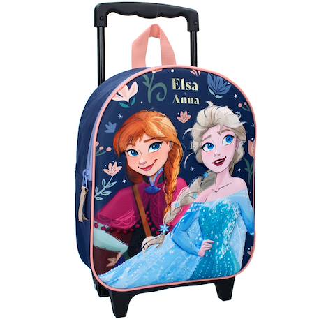 Sac à dos à roulettes fille la reine des neiges elsa 3d – 32 cm Bleu marine 1 - vertbaudet enfant 