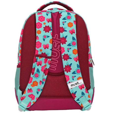 Cartable disney princess imprimé princesse en polyester paillettes Bleu / vert / clair / bleu 2 - vertbaudet enfant 