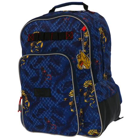 Sac à dos imprimé tigre camps united en tissu résistant 42 cm Bleu marine 1 - vertbaudet enfant 