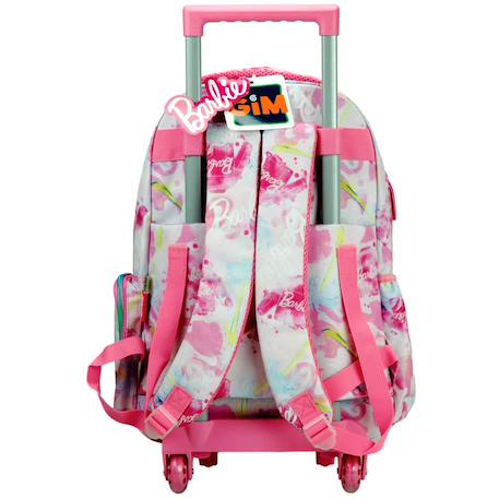 Sac à dos à roulettes fille - licence barbie - haut de gamme Multicolore 3 - vertbaudet enfant 
