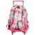Sac à dos à roulettes fille - licence barbie - haut de gamme Multicolore 3 - vertbaudet enfant 