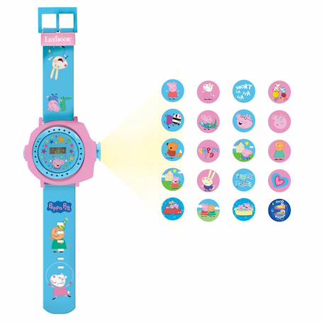 Montre digitale avec projection peppa pig Bleu 1 - vertbaudet enfant 