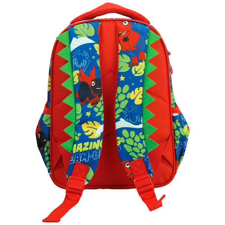 Sac à dos maternelle garçon imprimé dino-webs en tissu spiderman Jaune 2 - vertbaudet enfant 