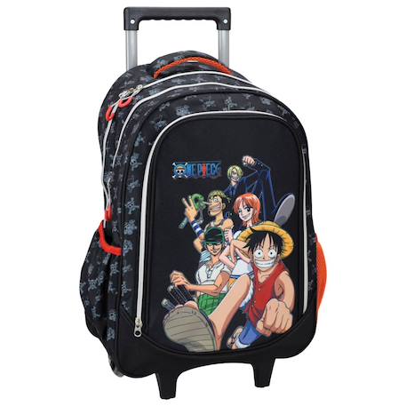 Garçon-Accessoires-Cartable, trousse-Sac à dos trolley à roulettes one piece 46 cm – 2 roues et anses extensibles one piece