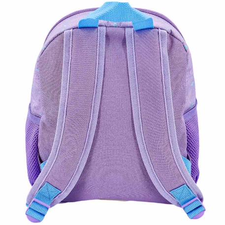 Sac à dos maternelle imprimé elsa la reine des neiges Blanc / violet / bleu 2 - vertbaudet enfant 