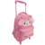 Sac à dos à roulettes fille hello kitty lapin my melody 31 cm - roz pâle hello kitty Rose clair 1 - vertbaudet enfant 