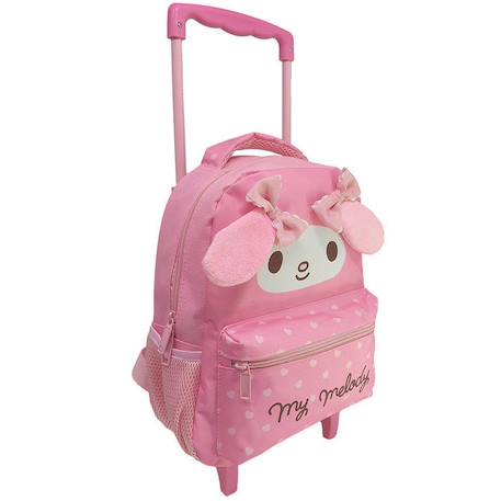 Fille-Sac à dos à roulettes hello kitty lapin my melody 31 cm - roz pâle hello kitty