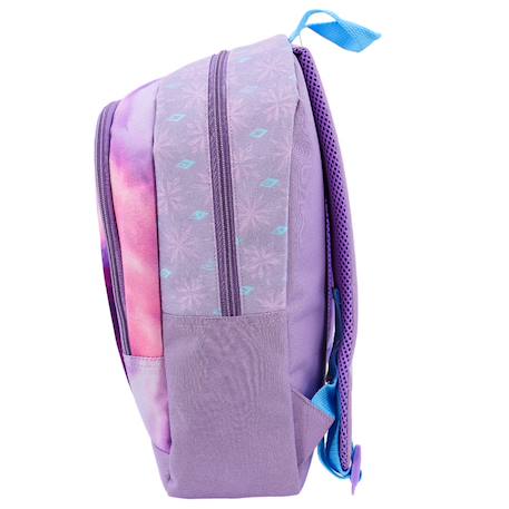 Sac à dos enfant fille la reine des neiges avec elsa et anna 38 cm Blanc / violet / bleu 4 - vertbaudet enfant 