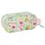 Trousse double zip motif 3d floral hello kitty Blanc / rose / clair 3 - vertbaudet enfant 