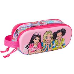Trousse barbie girl 3d 21 cm - 2 cpt  - vertbaudet enfant