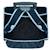 Cartable à roulettes deux compartiments ikks pilot 38 cm Bleu / rouge 3 - vertbaudet enfant 
