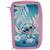 Trousse garnie zippée 3 compartiments imprimé stitch hawai disney 20 cm Bleu / rose 1 - vertbaudet enfant 
