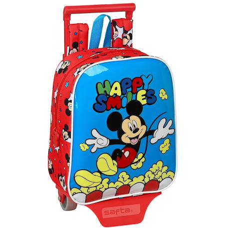 Garçon-Accessoires-Cartable, trousse-Sac à dos chariot 1 compartiment mickey 28x22x10 cm